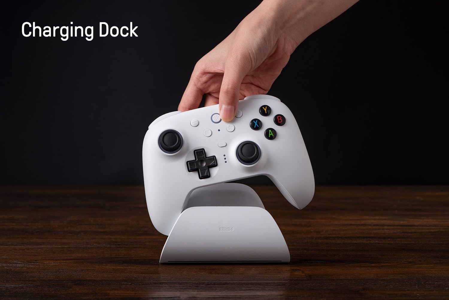 8Bitdo Ultimate 2 Wireless Gaming Controller with TMR Joysticks, Switchable Hall Effect/Tactile Triggers, 8Speed Wireless Tech, Charging Dock, RGB Fire Ring for PC & Android - Purple - Windows