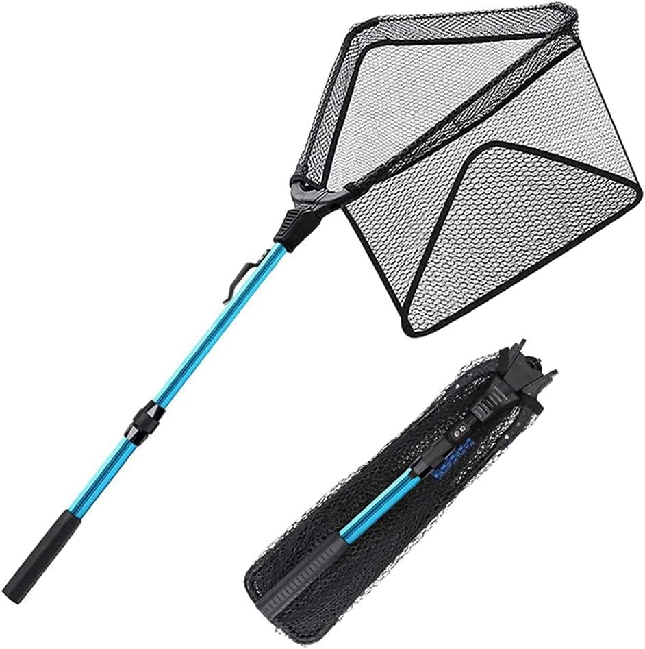 SAN LIKE Épuisette Télescopique Pliable & Réglable - Filet de Pêche - La fille du nord