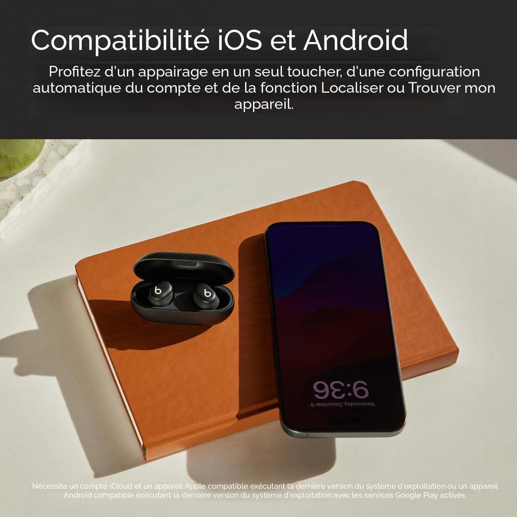 Beats Solo Buds – Écouteurs Bluetooth sans fil | 18 heures d'autonomie | Compatibilité Apple et Android | Microphone intégré – Violet arctique