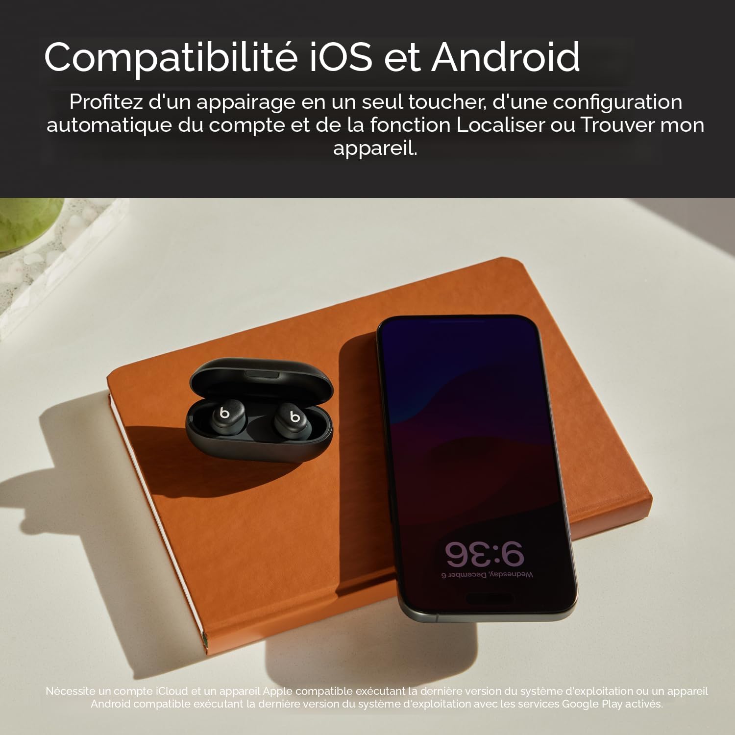 Beats Solo Buds – Écouteurs Bluetooth sans fil | 18 heures d'autonomie | Compatibilité Apple et Android | Microphone intégré – Violet arctique