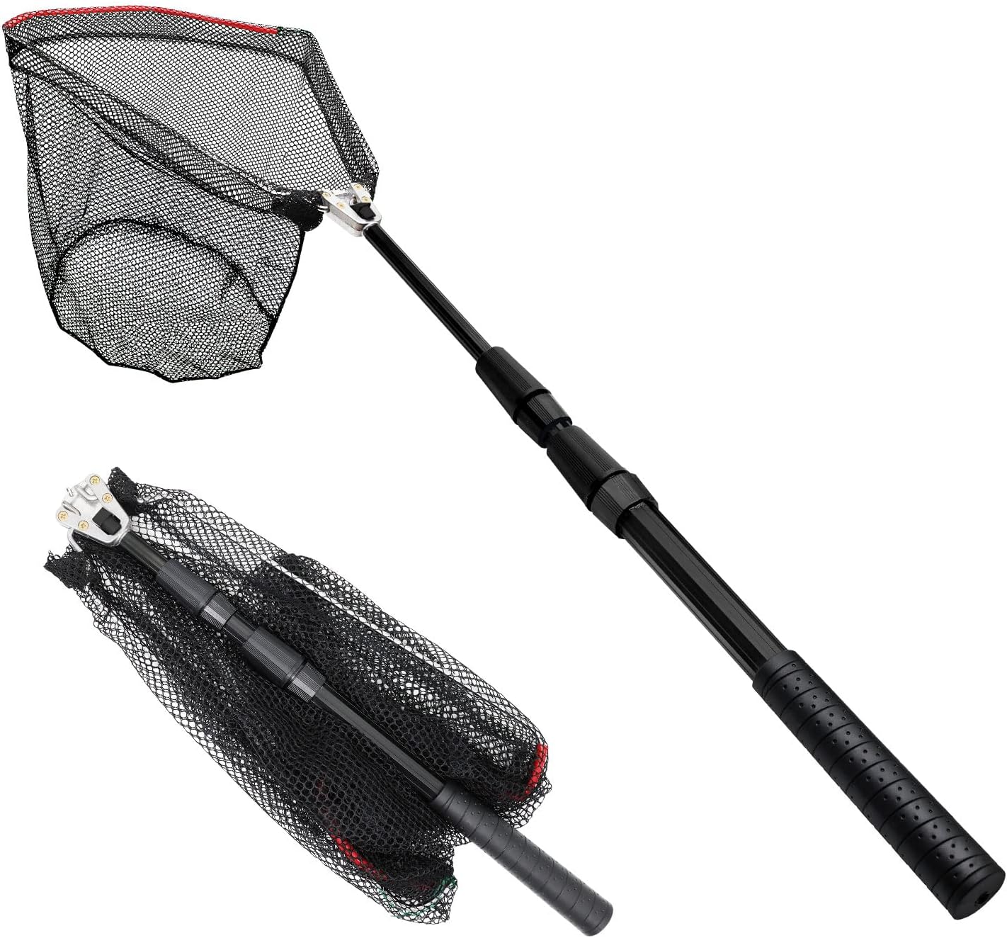 SAN LIKE Épuisette Télescopique Pliable & Réglable - Filet de Pêche