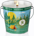 M&SENSE Grande bougie à la citronnelle 550g - 110h de combustion