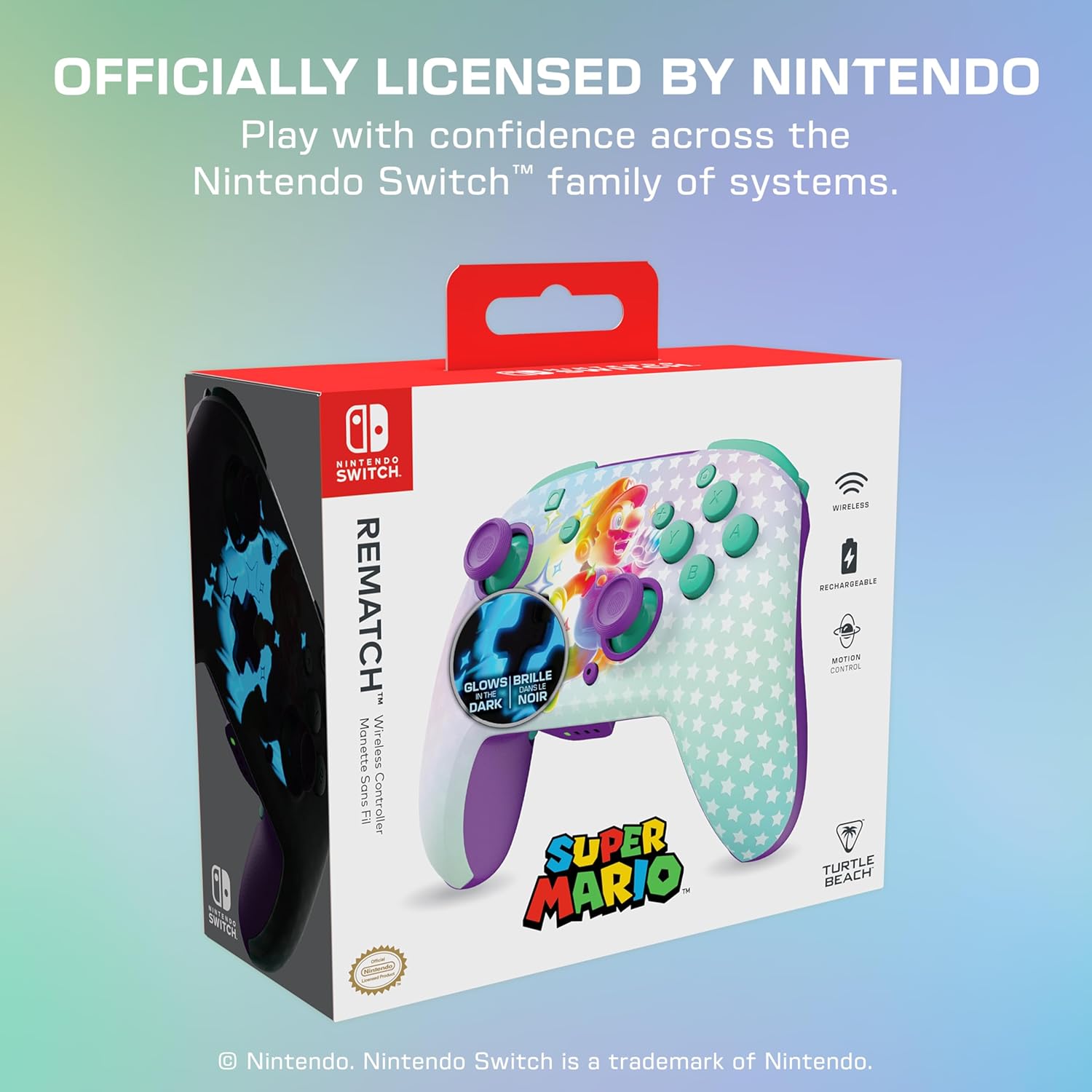 Turtle Beach NSW Rematch Wireless Controller- Invincible Mario - Invincible Mario Edition