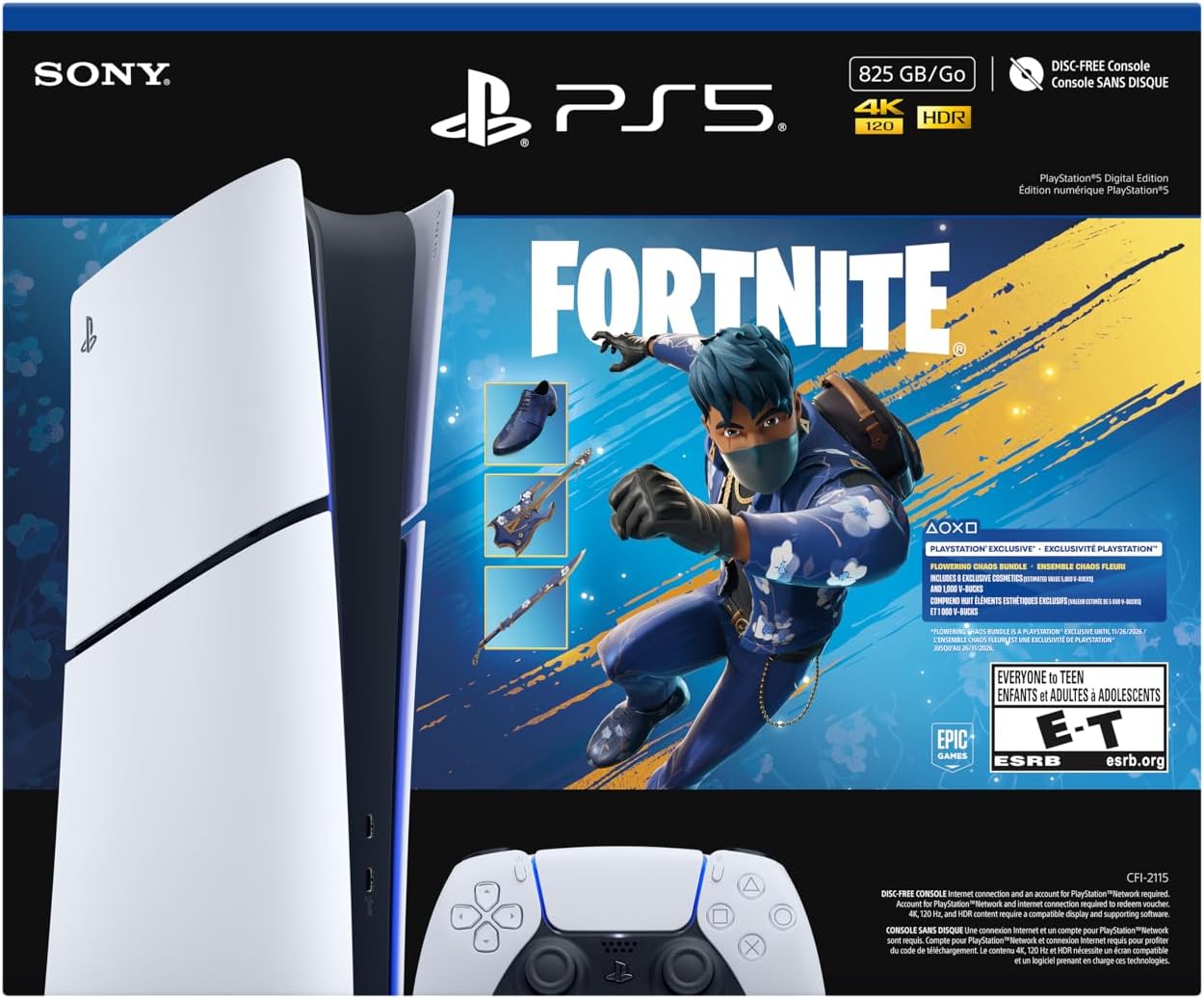 PlayStation 5 Digital Edition Console – 825GB Bundle