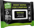 Lingettes de camping Pure Active – 50 XL 30,5 x 30,5 cm