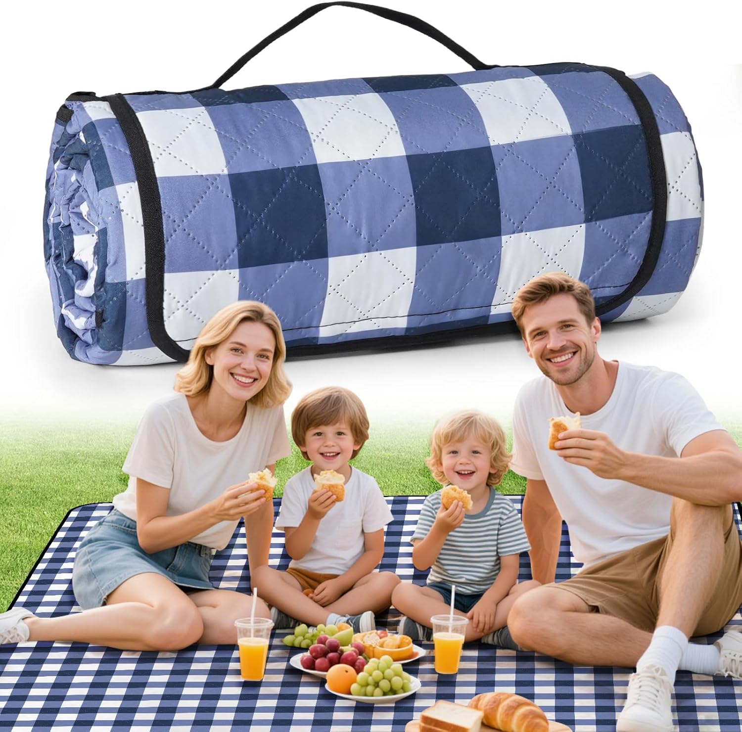PortableAnd Grande couverture de pique-nique imperméable et résistante au sable - La fille du nord