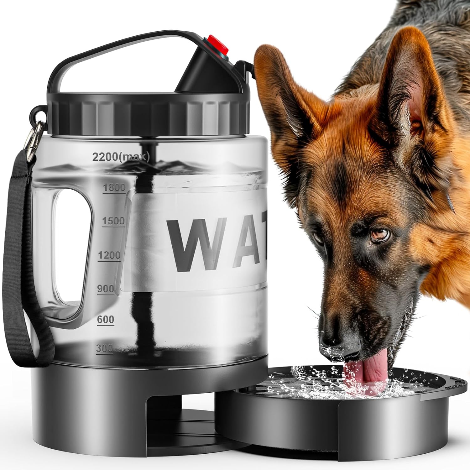 Bouteille d’eau portable pour chien PETDOTT 2,2 L – Sans BPA