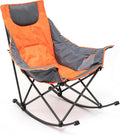 Chaise à bascule de camping SUNNYFEEL – Inclinable, rembourrée & surdimensionnée