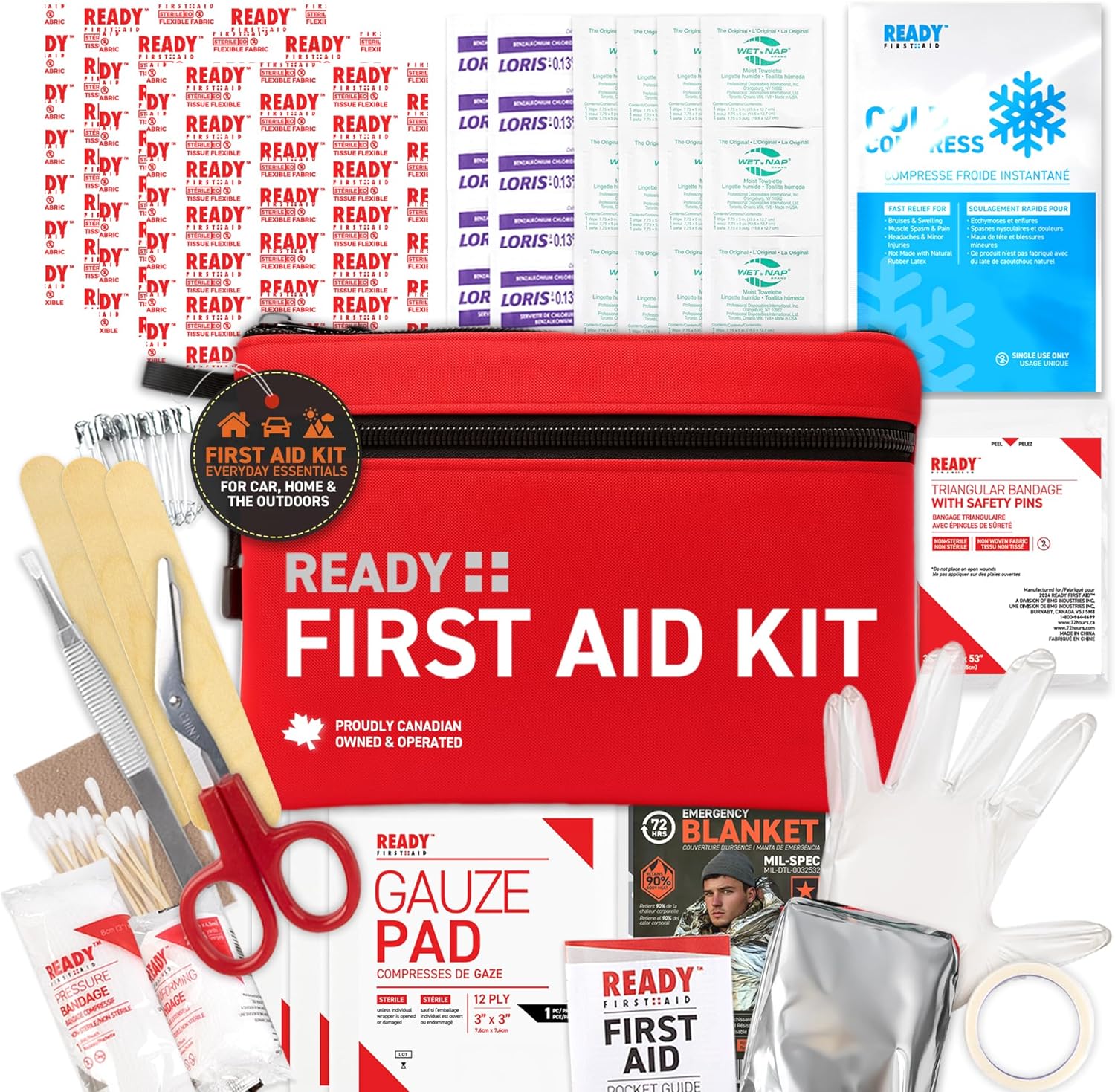 Ready First Aid - Trousse de premiers secours pour le camping 107 pièces - La fille du nord