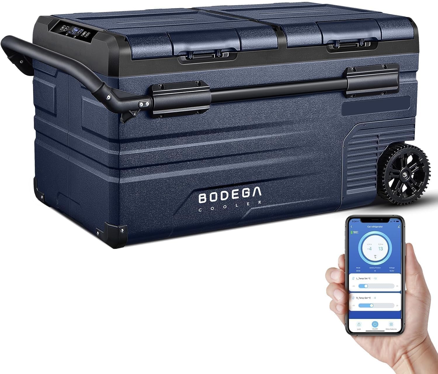 BODEGACOOLER Réfrigérateur portable 12V 64 quarts