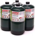 Coleman - Lot de 4 bouteilles de carburant propane 473 g