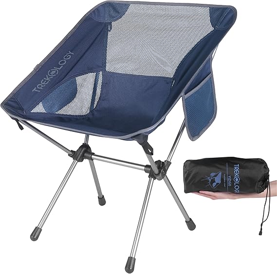 TREKOLOGY Chaise de camping légère et compacte